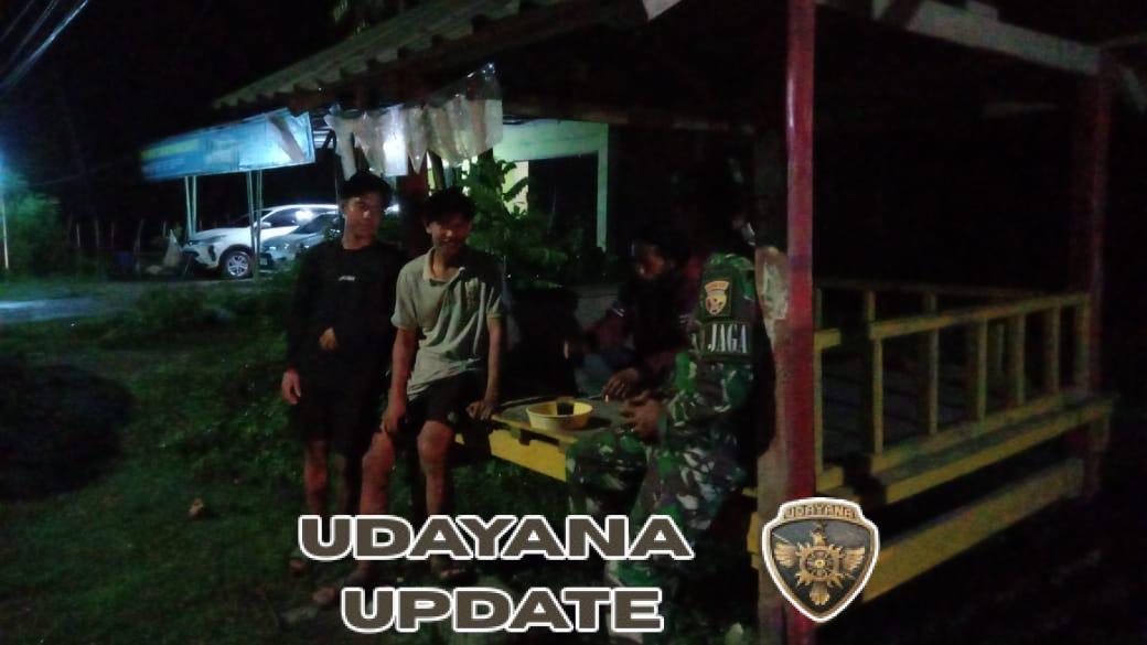 Koramil 1628-04/Poto Tano Intensifkan Patroli Malam Jaga Kamtibmas