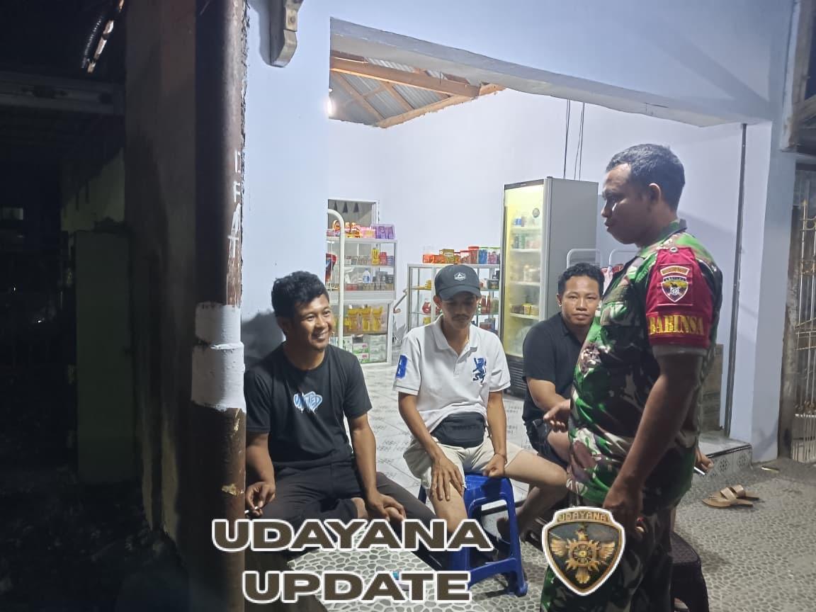 Babinsa Koramil Bolo Intensifkan Ronda Malam Jaga Keamanan dan Kesehatan Warga