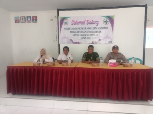 Danramil 1628-03/Seteluk Hadiri Rapat Koordinasi UPTD Puskesmas Seteluk Tahun 2025