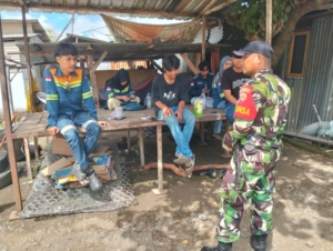 Babinsa Desa Goa Gelar Patroli dan Komsos untuk Perkuat Keamanan Wilayah