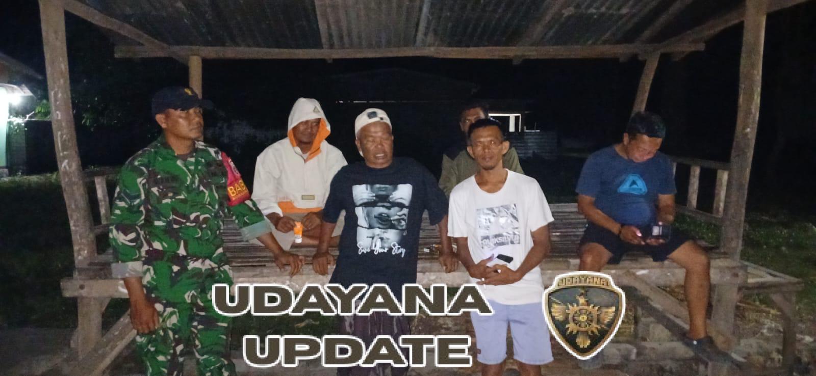 Babinsa Ta’a Gelar Ronda Malam Bersama Warga Permata Hijau