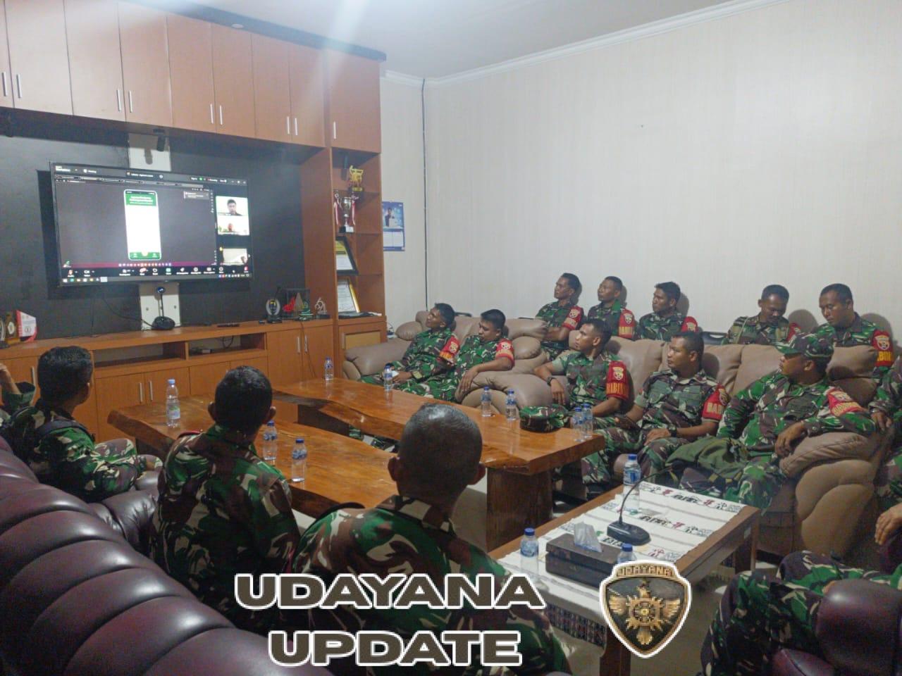 Kodim 1628/Sumbawa Barat Ikuti Tutorial Penggunaan Portal KDKMP Bersama PT Agrinas Pangan Nusantara Melalui Vicon