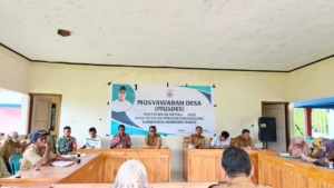 Babinsa Desa Tatar, Serda Sadam, Pastikan Musdes Penyusunan APBDes Perubahan 2026 Berjalan Lancar