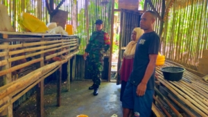 Dukung Program MBG, Babinsa Abal Dampingi Kelompok Ayam Petelur