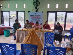 Babinsa Desa Goa Hadiri MUSDESUS Penetapan BLT-DD Tahun Anggaran 2026