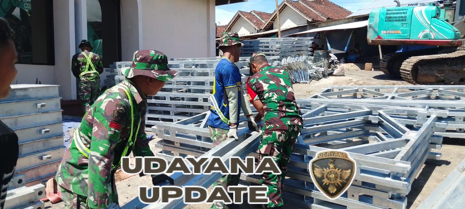 Progres 40 Persen, Pembangunan Jembatan Baeily Terus Berjalan di Kecamatan Suela