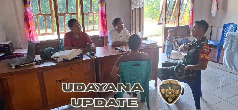 Pererat Kerja Sama, Babinsa Omesuri Jalin Komsos dengan Aparat Desa