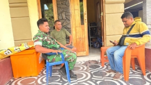 Babinsa Koramil 1602-04/Maurole Intensifkan Pamwil dan Komsos di Desa Neotonda