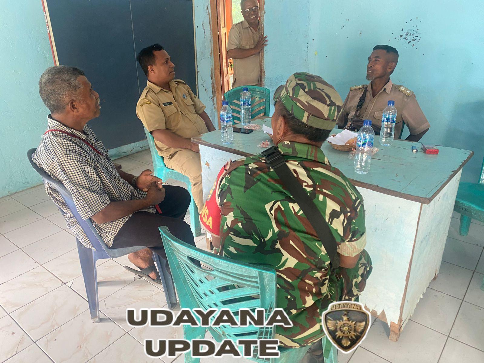 Jaga Kamtibmas, Babinsa Maurole Bersama Perangkat Desa Tou Ciptakan Wilayah Aman