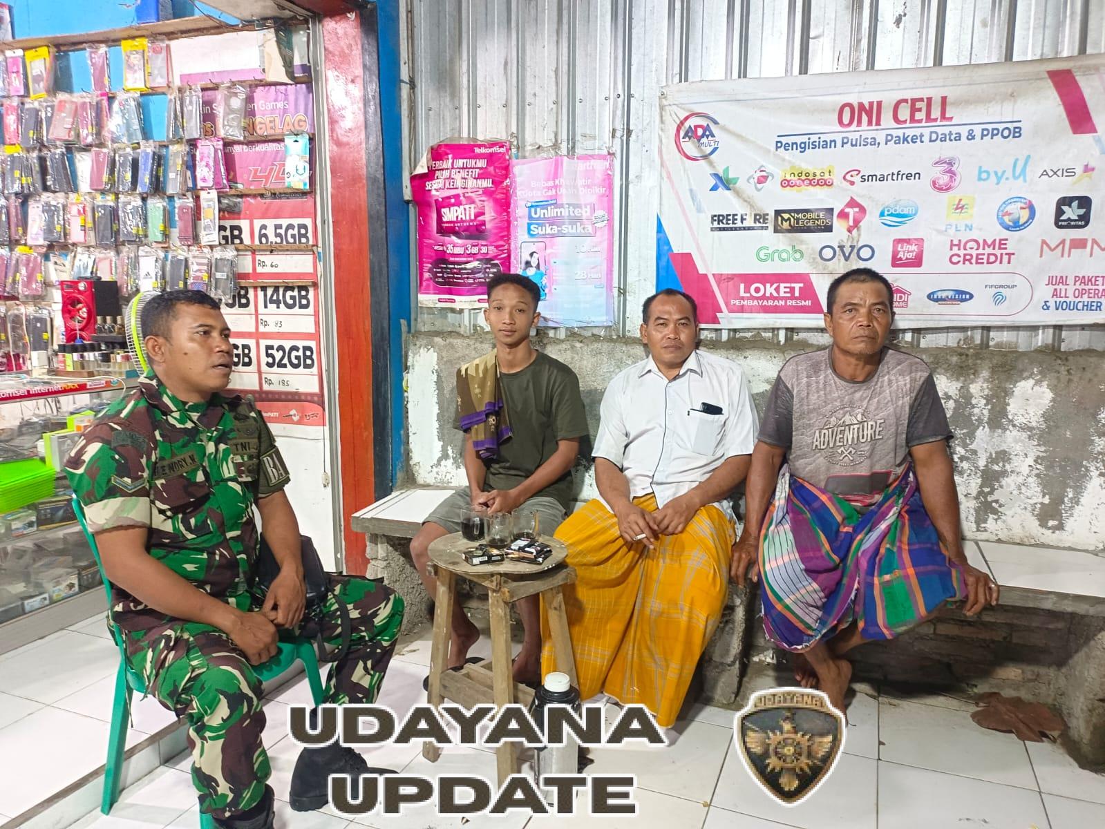 Koramil 1628-01/Taliwang Laksanakan Patroli Malam Jaga Keamanan Wilayah