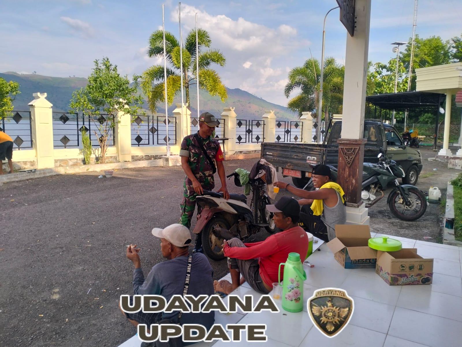 Jaga Kondusifitas Kamtibmas, Babinsa Manggelewa Anjangsana ke Warga