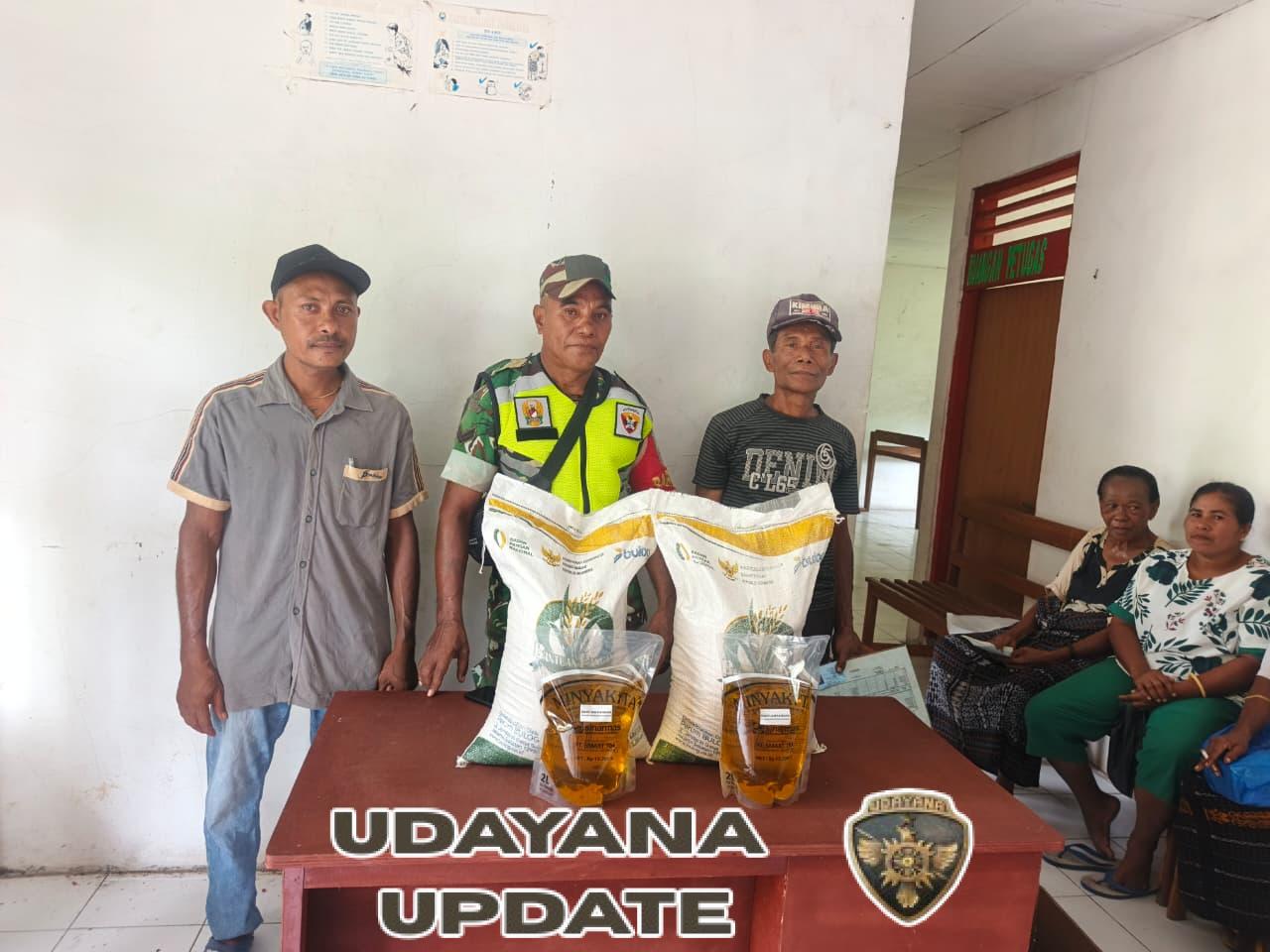 TNI AD Kawal Penyaluran BCRP, Babinsa Pastikan Bantuan Tepat Sasaran di Desa Nuanaga