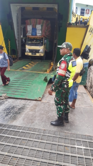 Koramil 1627-02/Pantai Baru Pastikan Keamanan Wilayah Tetap Kondusif
