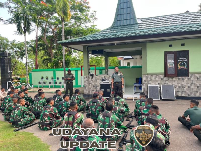 Ambil Jam Komandan, Dandim 1601/Sumba Timur Tekankan Disiplin Prajurit