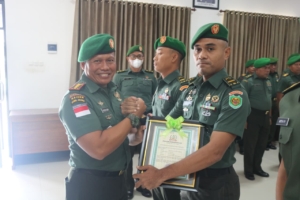 Laporan Korp Pindah Satuan Warnai Kodim 1604/Kupang Khidmat