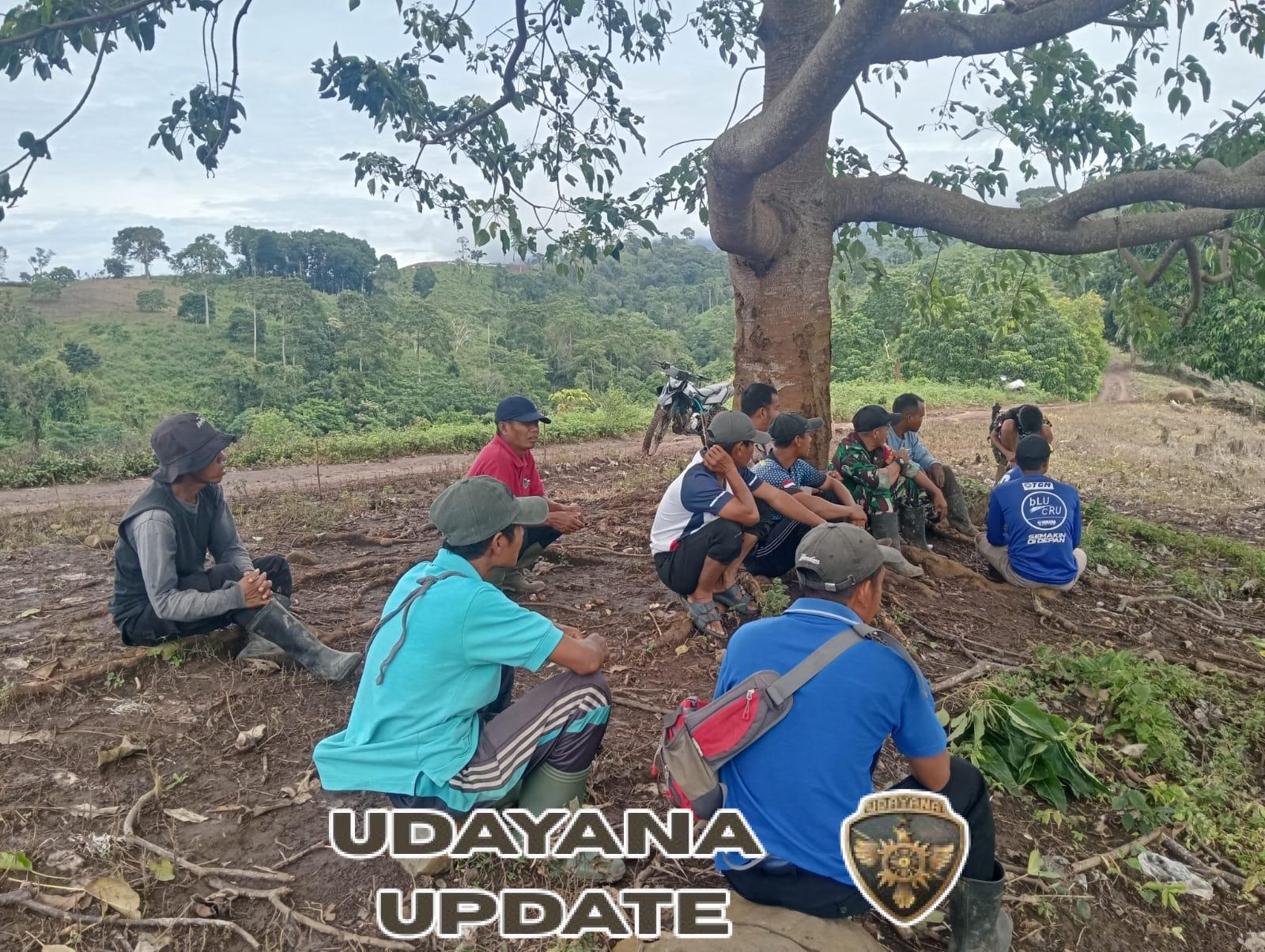Pererat Kedekatan, Babinsa Karamabura Dampingi Petani Jagung di Dusun Rangga Mbolo