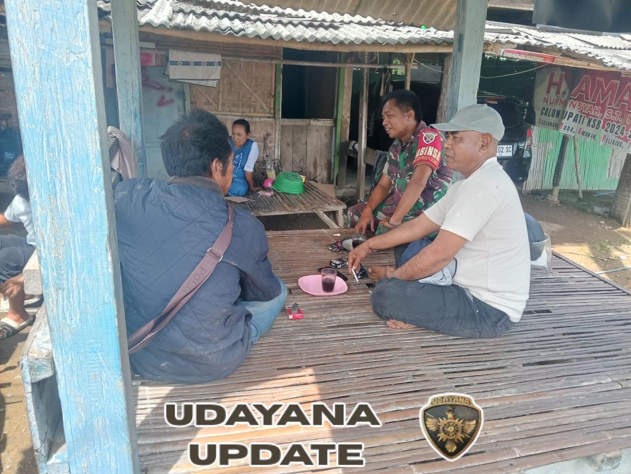 Jaga Kamtibmas, Babinsa Tambak Sari Aktif Komsos dan Pantau Wilayah Binaan