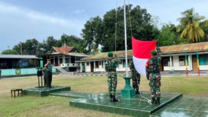 Kodim 1603/Sikka Laksanakan Upacara Bendera, Teguhkan Komitmen Pengabdian kepada Bangsa