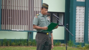 Perkokoh Jiwa Korsa, Kodim 1630/Manggarai Barat Gelar Upacara Bendera di Awal Pekan