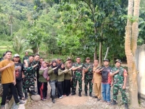 Danrem 162/Wira Bhakti Tinjau Lokasi Pembangunan Jembatan Gantung di Sumbawa Barat