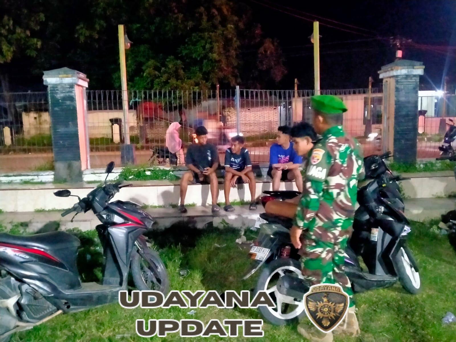 Koramil 1628-05/Jereweh Intensifkan Patroli Malam Jaga Keamanan Wilayah