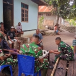 Pererat Kedekatan dengan Warga, Babinsa Pantau Wilayah di Pantar Timur