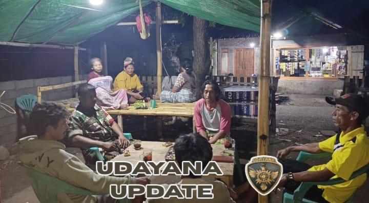 Babinsa Desa Woko Laksanakan Ronda Malam Bersama Warga