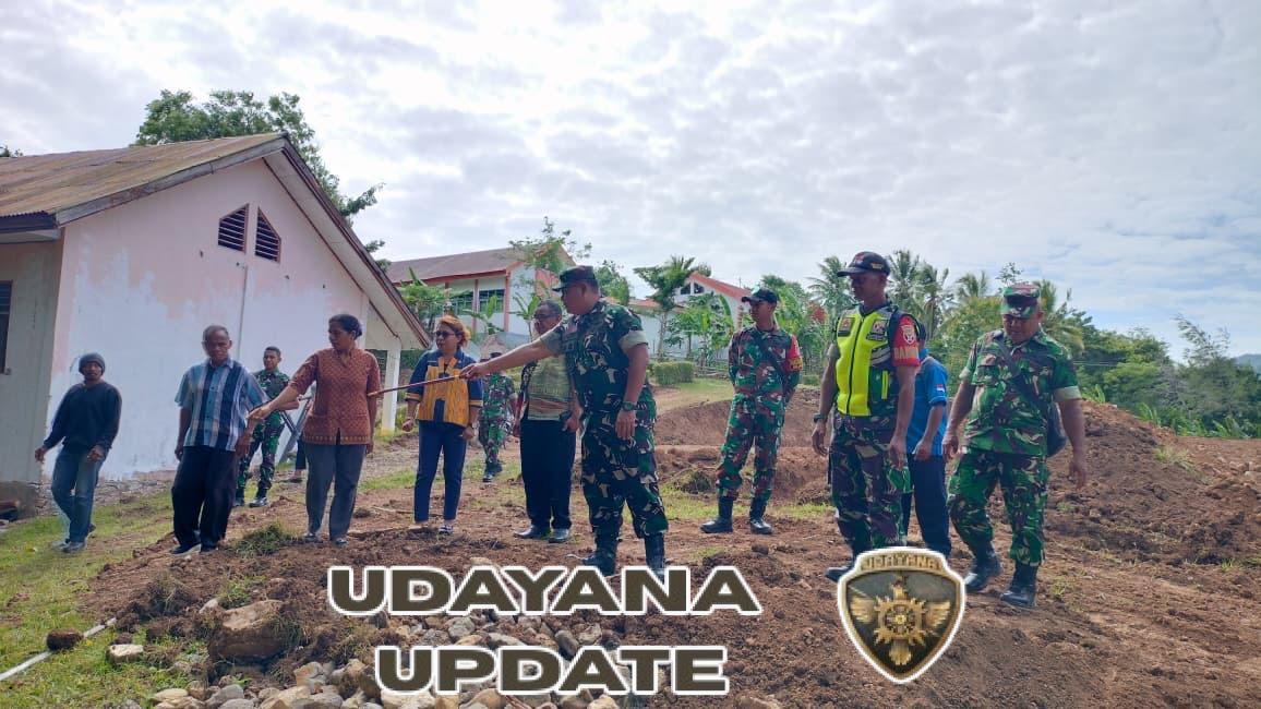 Dandim 1618/TTU Turun Langsung ke Desa Sunkaen, Pendidikan Perbatasan Jadi Prioritas TMMD 2026