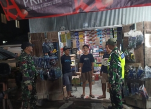 Patroli Malam Koramil 1630-02/Lembor, TNI Jaga Keamanan Wilayah Lembor