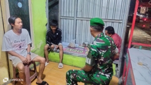 Koramil 1628-01/Taliwang Intensifkan Patroli Malam Jaga Kamtibmas