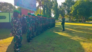 Pengarahan Pasi Intel Kodim 1618/TTU, Personel Diingatkan Hindari Pelanggaran