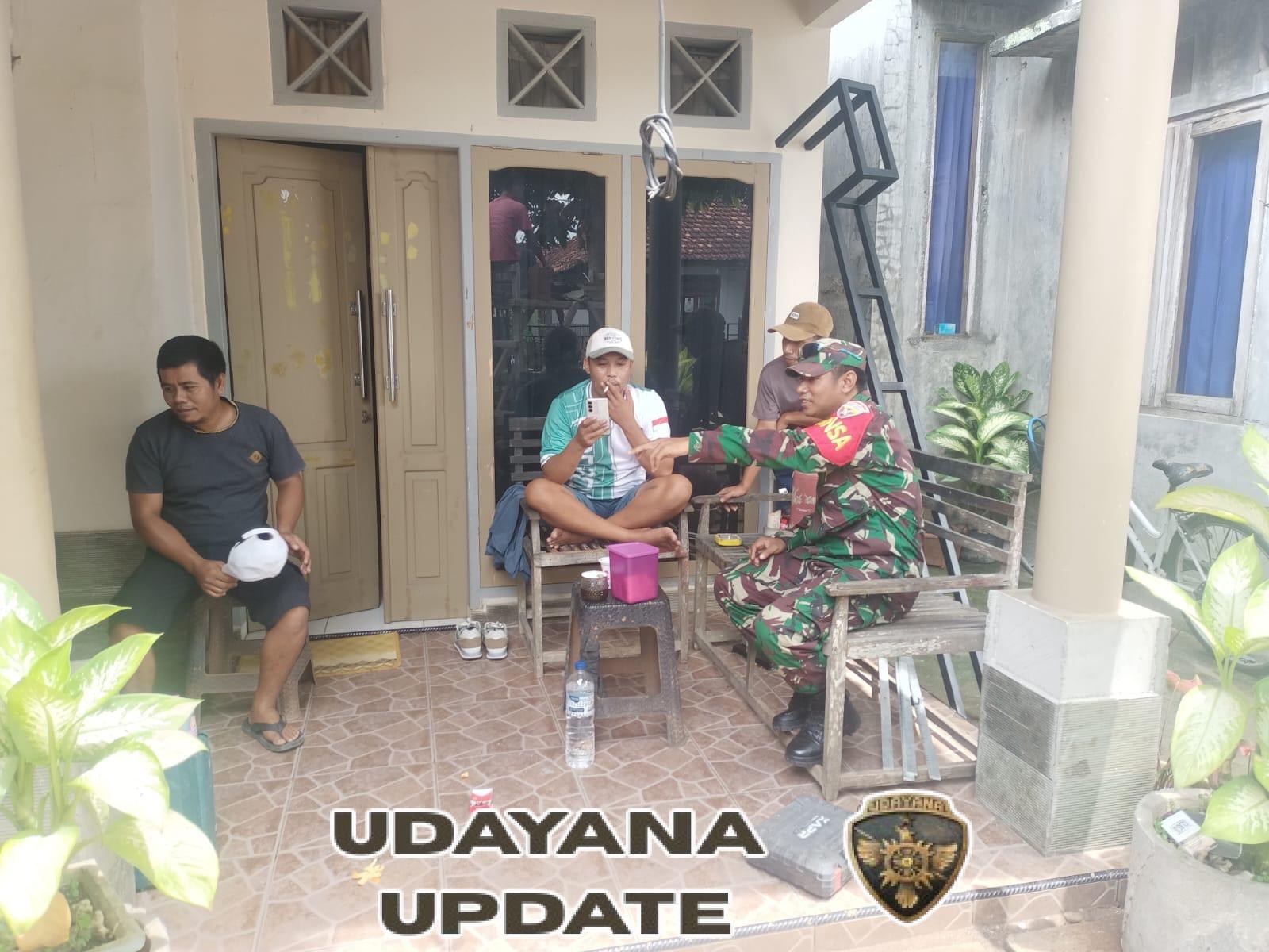 Babinsa Desa Meraran Pererat Silaturahmi dan Sinergi dengan Warga Binaan