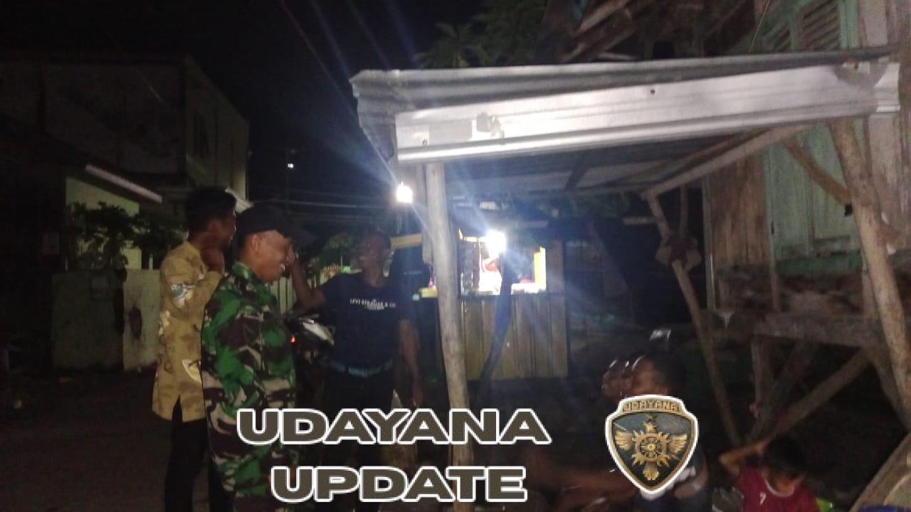 Babinsa Koramil 1614-01/Dompu Laksanakan Patroli Ronda Malam di Desa O’O