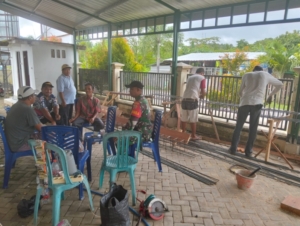 Babinsa Desa Goa Laksanakan Komsos untuk Pererat Kemanunggalan TNI dan Rakyat