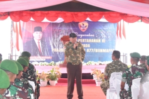 Menhan RI Kunjungi Yon TP 877/Biinmaffo, Tegaskan Peran Strategis Prajurit Perbatasan Penjaga NKRI