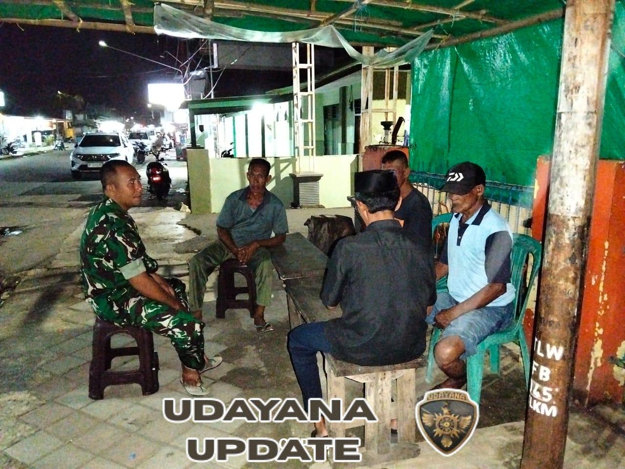 Babinsa Koramil 1628-01/Taliwang Laksanakan Patroli Malam, Jaga Keamanan Wilayah