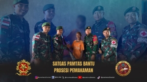 Wujudkan Keamanan di Perbatasan, Satgas Pamtas Yonarhanud 2 Kostrad Terima Senjata Api