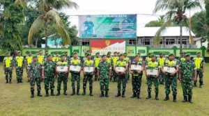 Prajurit Kodim 1618/TTU Terima Kaporlap, Dorong Kesiapan Tugas di Wilayah