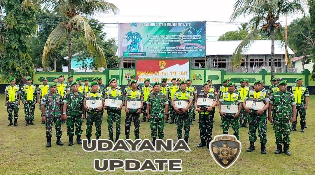 Prajurit Kodim 1618/TTU Terima Kaporlap, Dorong Kesiapan Tugas di Wilayah