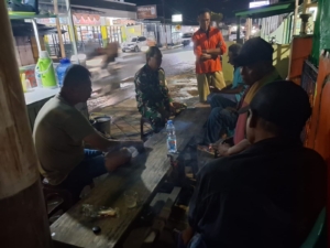 Jaga Kamtibmas, Koramil 1628-01/Taliwang Laksanakan Patroli Malam