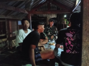 Koramil 1628-04/Poto Tano Gelar Patroli Malam, Wujudkan Wilayah Aman dan Kondusif