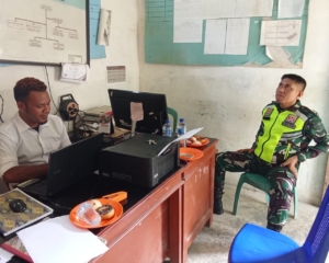 Babinsa Ramil 1602-02/Wolowaru Laksanakan Komsos dan Puldatater di Desa Ranggatalo
