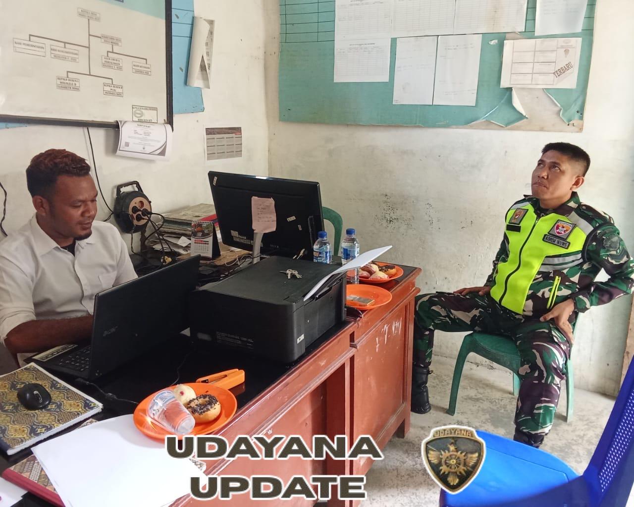 Babinsa Ramil 1602-02/Wolowaru Laksanakan Komsos dan Puldatater di Desa Ranggatalo