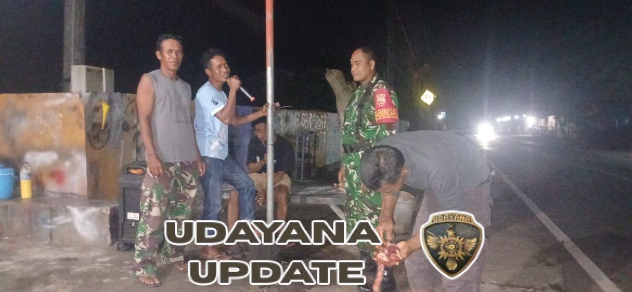 Babinsa Koramil 1614-02/Kempo Laksanakan Patroli Malam Bersama Warga Desa Ta’a