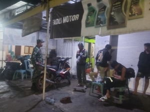 Koramil 1628-05/Jereweh Gelar Patroli Malam, Jaga Keamanan Wilayah