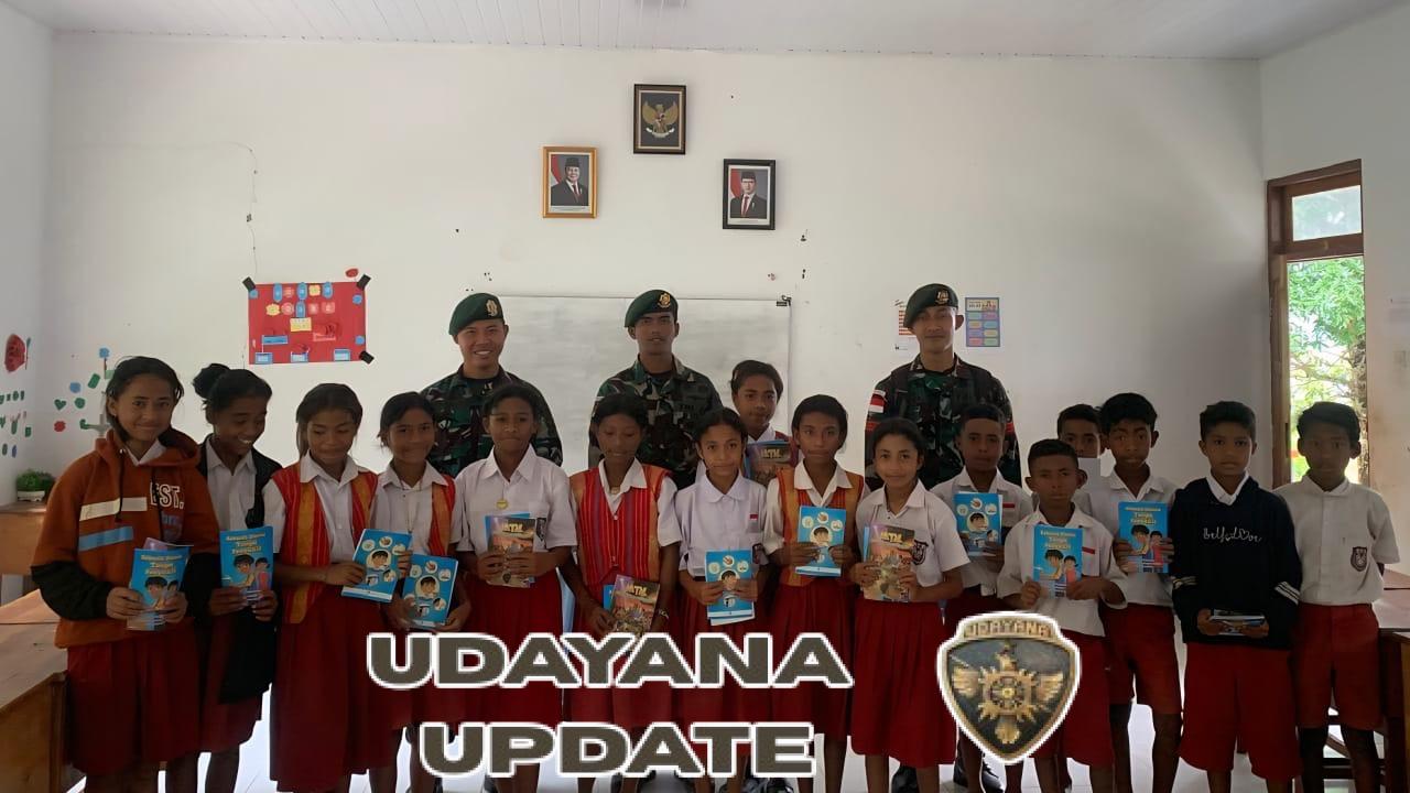 Yonarmed 12 Kostrad Dukung Pendidikan Perbatasan melalui Pengajaran di SDK Henes