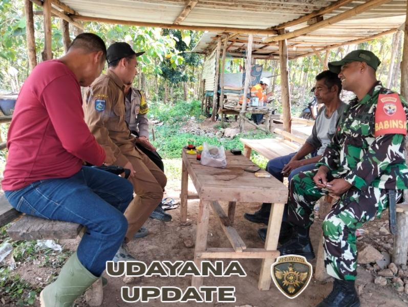 Babinsa Desa Goa Intensifkan Komsos untuk Perkuat Kemitraan dengan Warga