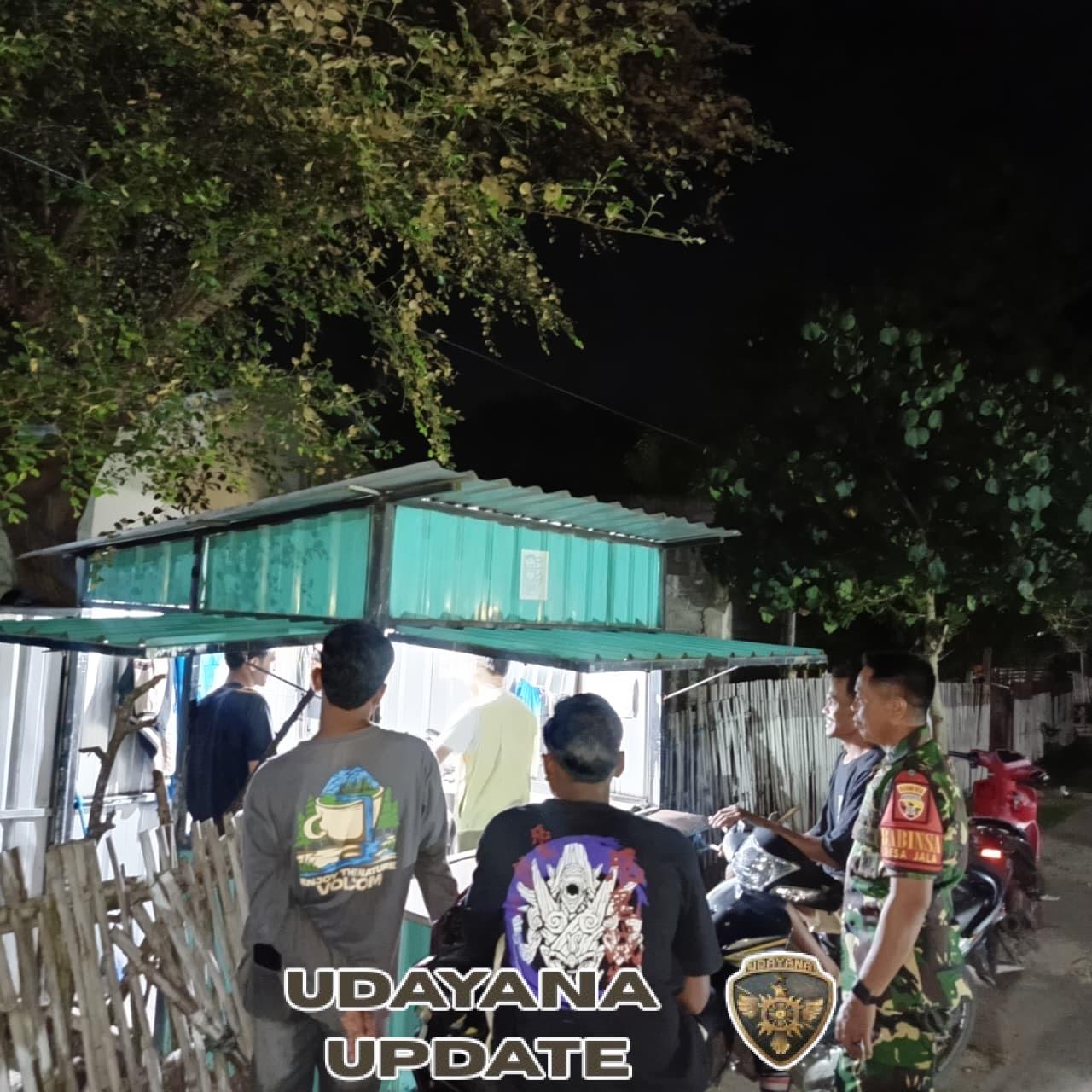 Babinsa Koramil 1614-03/Hu’u Gelar Patroli Malam Bersama Pemdes Jala