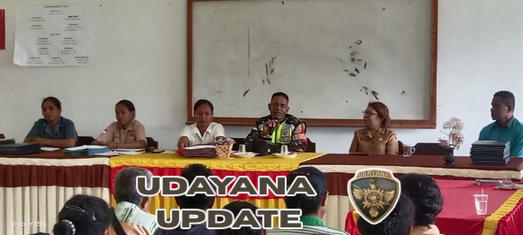 Babinsa Hadir di Tengah Warga, Serka Lamberto DC Perkuat Kepedulian dan Ketertiban Wilayah Desa Sunkaen