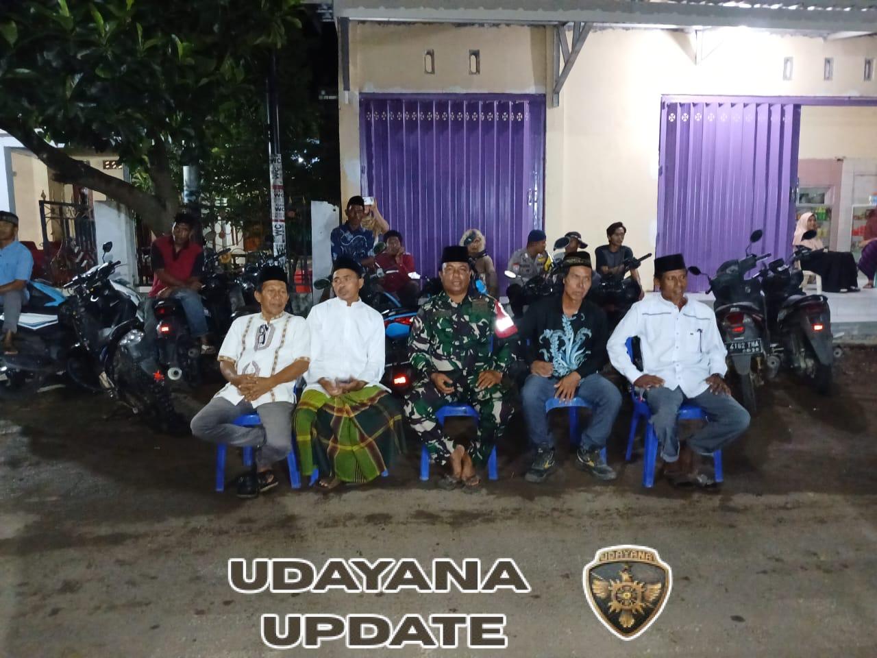 Babinsa Koramil 1614-03/Hu’u Gelar Patroli Ronda Malam di Desa Daha